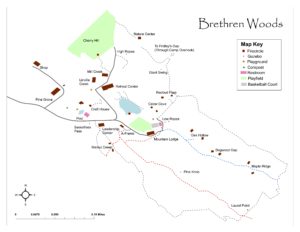 Bw Camp Map New Brethren Woods Camp And Retreat Center